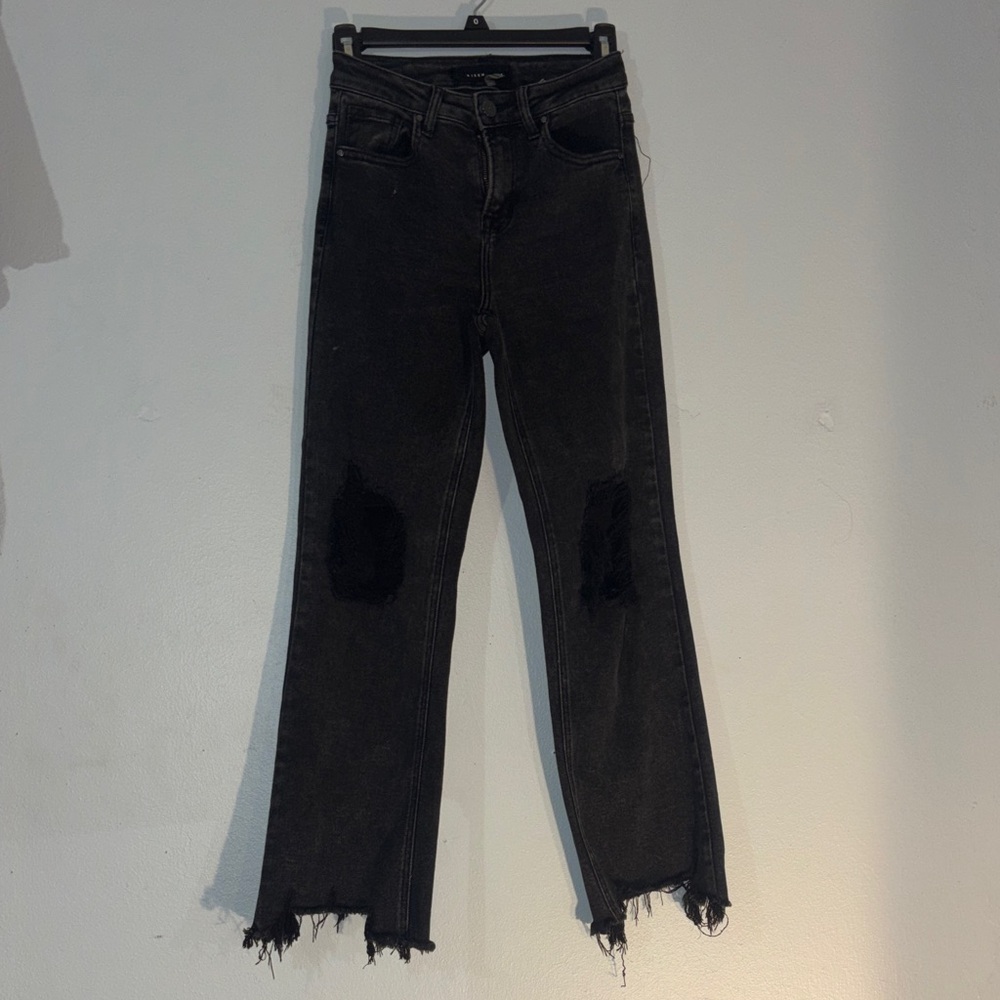 Distressed Black Jeans